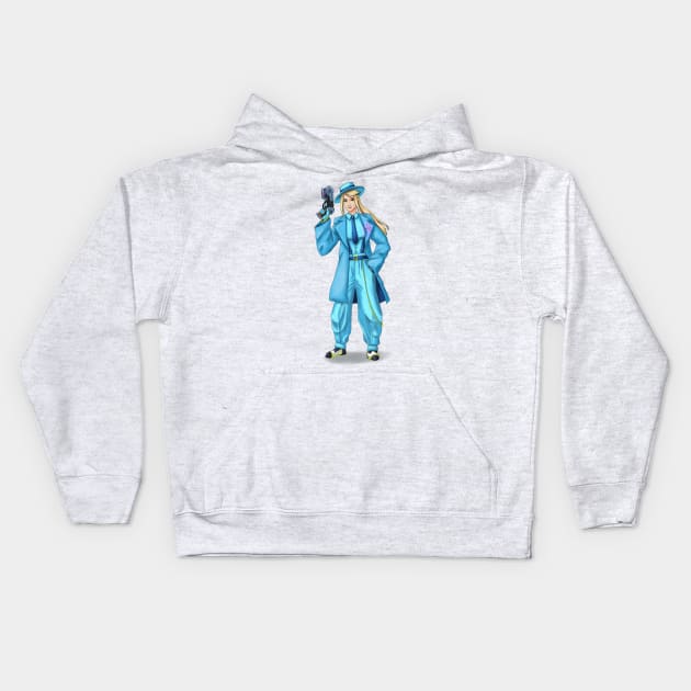 Zoot Suit Samus Kids Hoodie by StormCrow42